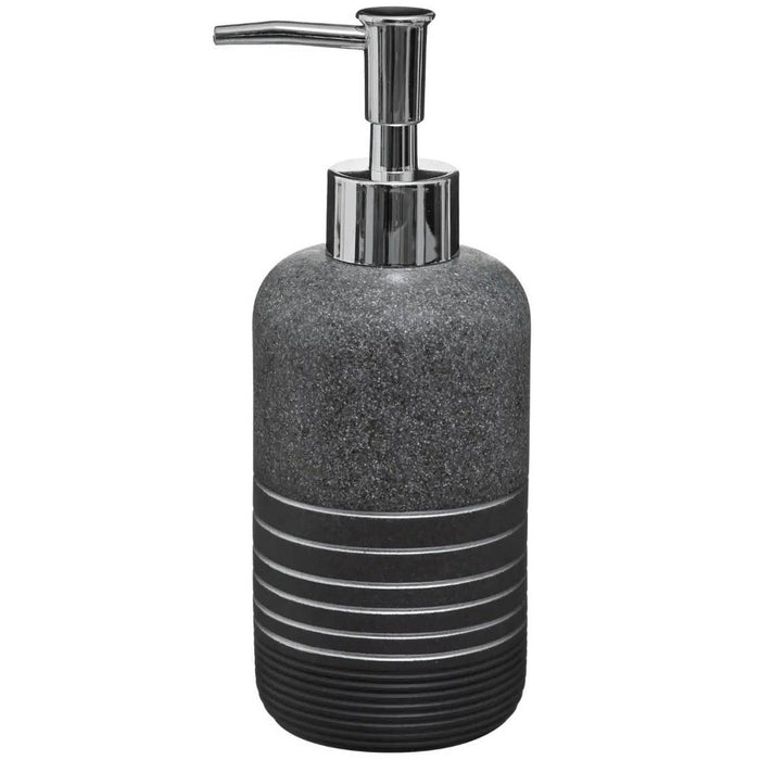 5Five Zeeppompje van kunststeen - zilver - 300 ml - zeepdispenser