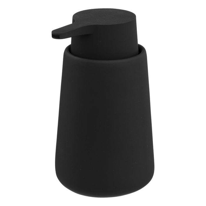 5Five Zeeppompje - keramiek - zwart - 250 ml - zeepdispenser