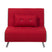 Beliani - FARRIS - Slaapbank 1-zit - Rood - Polyester