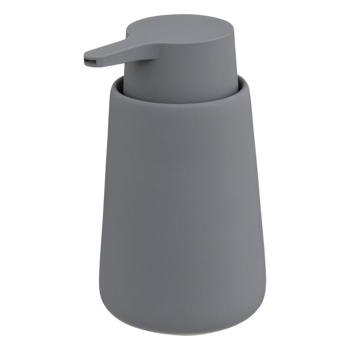 5Five Zeeppompje - keramiek - grijs - 250 ml - zeepdispenser