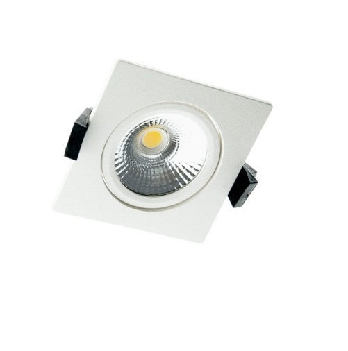 LT-Luce Inbouwspot Thin Vierkant Wit IP44