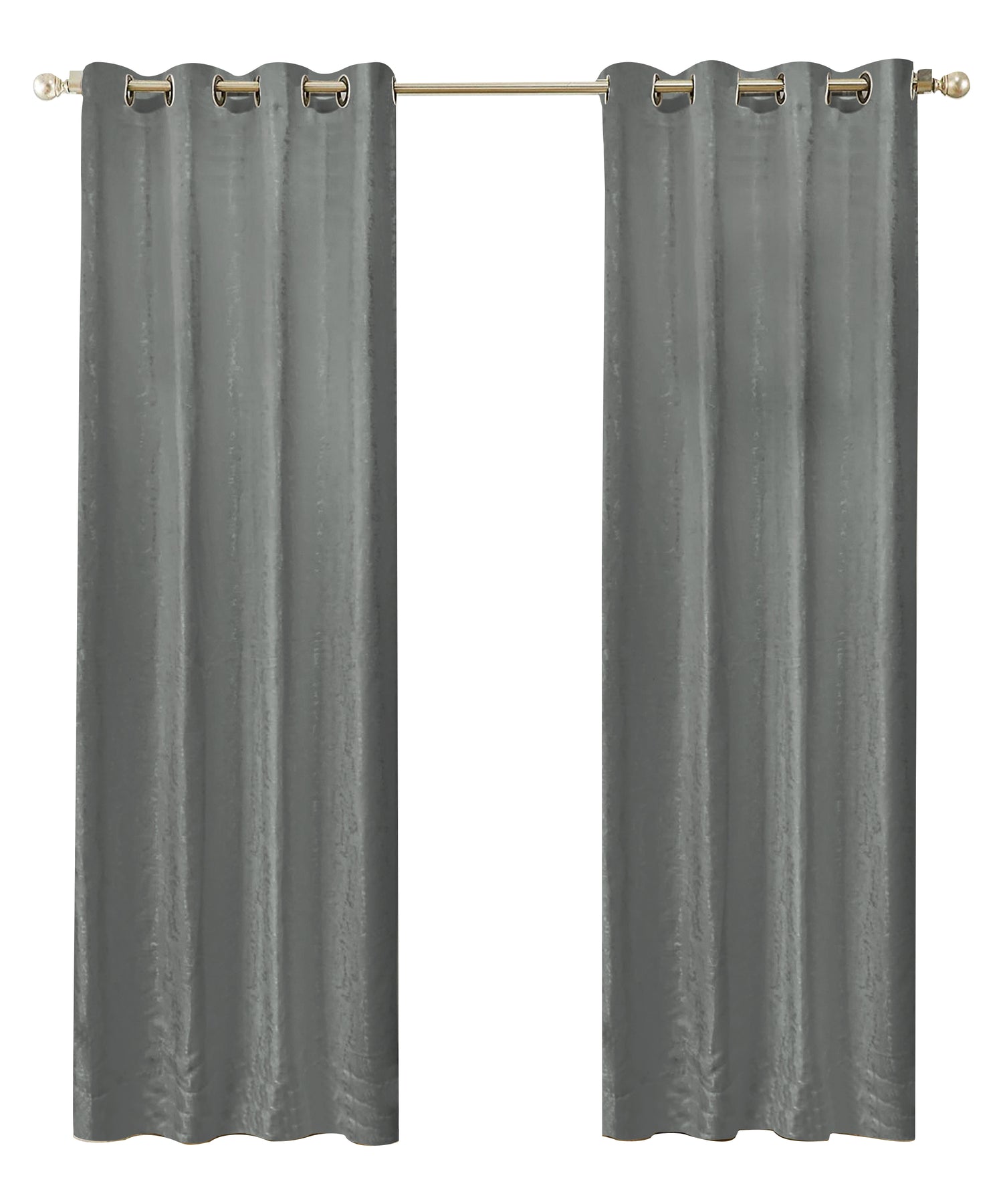 LW Collection Kant en klaar gordijnen grijs 140x270cm