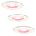 HOFTRONIC 3x Bari Smart Inbouwspots RGBWW IP65 Wit