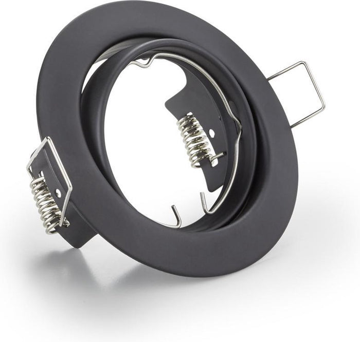 Trio Leuchten Jura Inbouwspot (Rond) 1x GU10 Kantelbaar Zwart