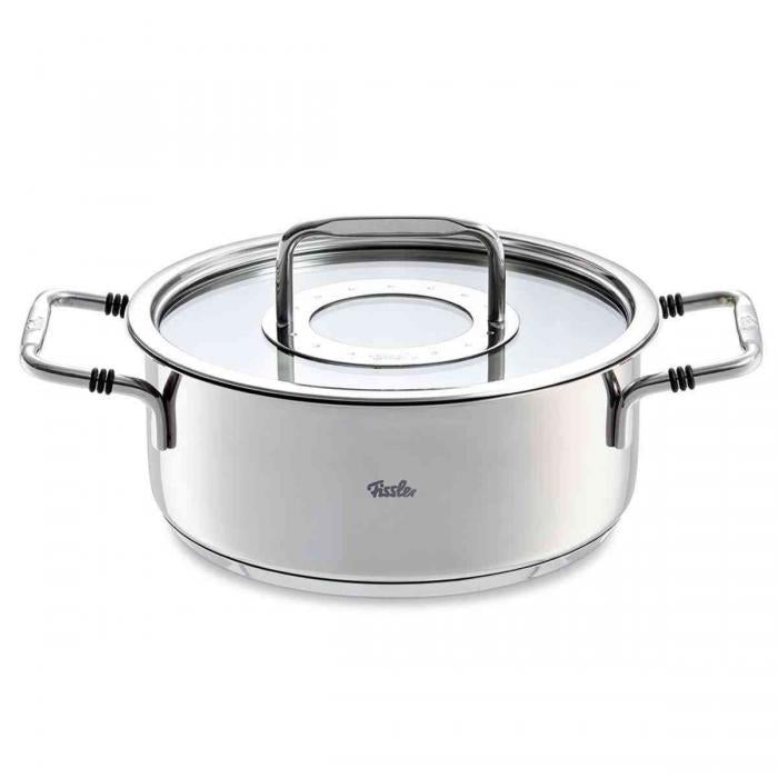 Fissler Bonn Kookpan Laag met Glasdeksel, 20cm