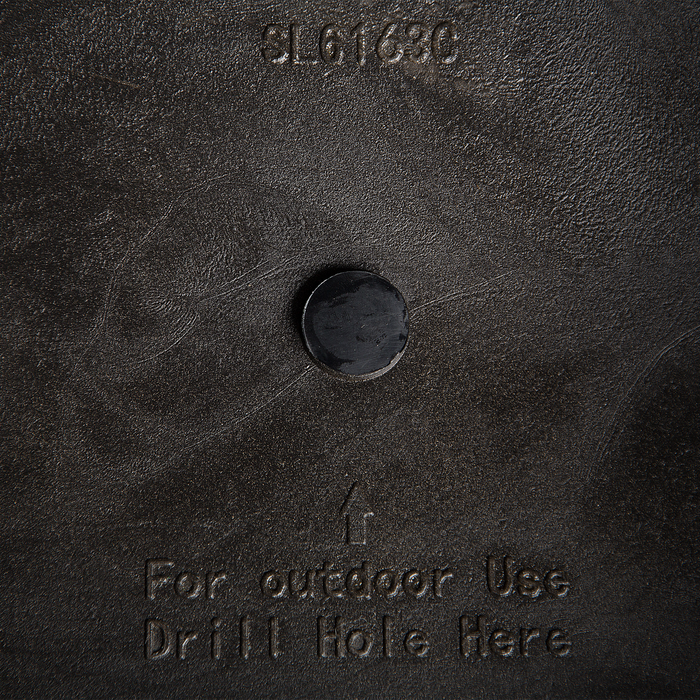 Beliani - ABDERA - Plantenbak - Lichtgrijs - 23 cm - Stenenmix