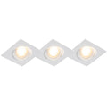 QAZQA Set van 3 inbouwspots wit incl. LED 3-staps dimbaar - Miu
