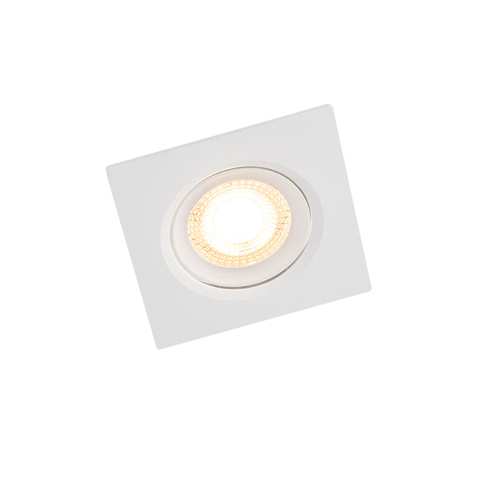 QAZQA Set van 3 inbouwspots wit incl. LED 3-staps dimbaar - Miu