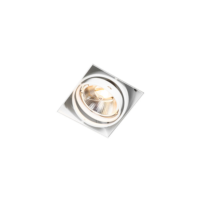 QAZQA Inbouwspot wit GU10 AR111 trimless verstelbaar - Oneon