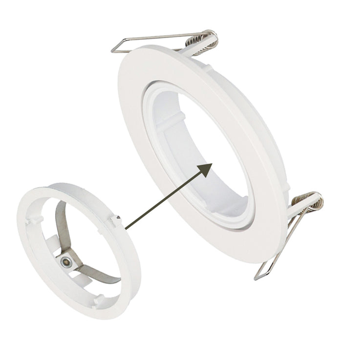 HOFTRONIC 6x Dublin Smart Inbouwspots RGBWW IP20 Wit