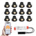 HOFTRONIC 12x Medina - Mini LED spotjes 12V IP44