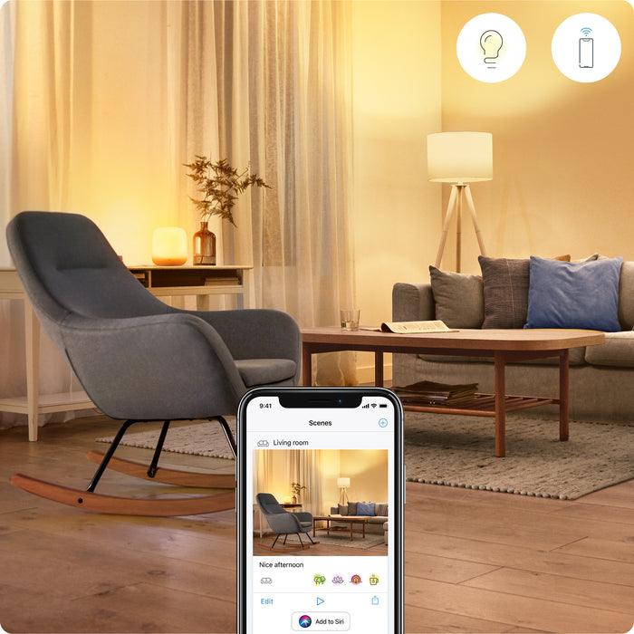 WiZ LED Tunable White standaard lamp mat dimbaar - E27 7W 806lm 2700K…