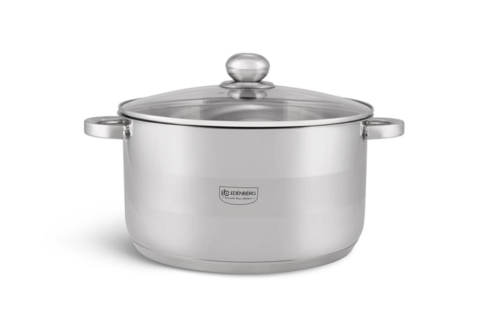 Edenberg Classic Line - Kookpan met Deksel - RVS - Ø 20 cm