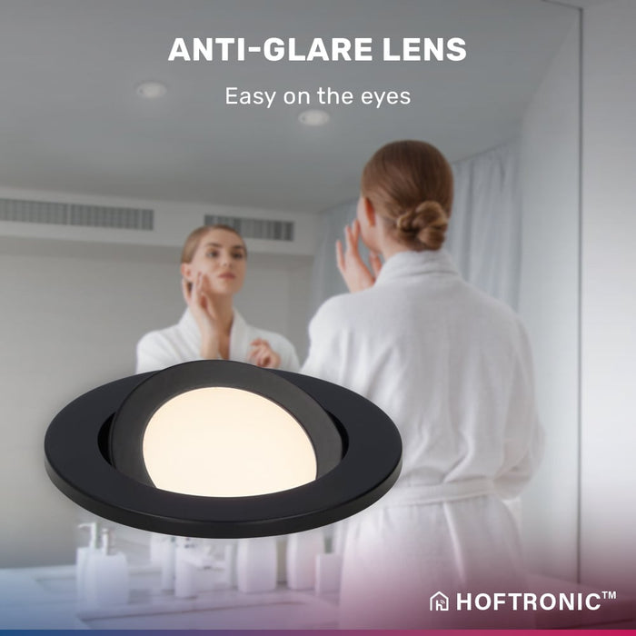 HOFTRONIC 6x Vienna Smart Inbouwspots RGBWW IP65 Zwart