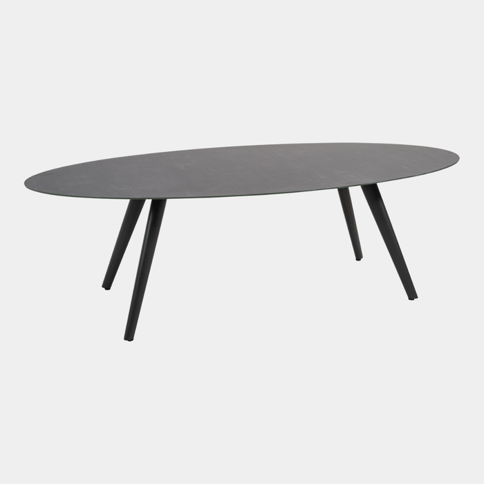 Lesli Living Mojito tuintafel ovaal 240x110 cm ceramic antraciet