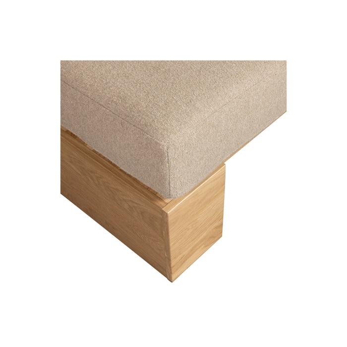 vtwonen Muurbankje incl. Kussens - Eiken - Naturel|Beige - 84x110x67