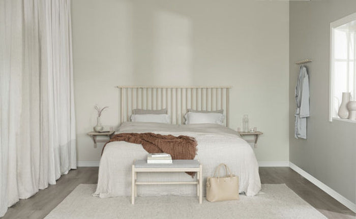 Rowico Home Milford eikenhouten bankje whitewash - met zitkussen - 80