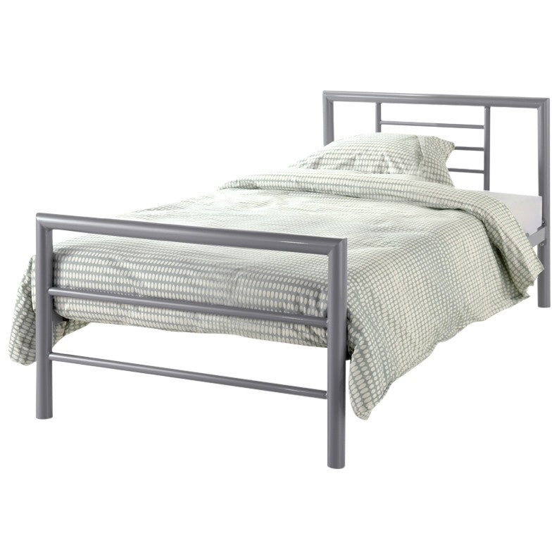 Rousseau - Bed Sandro 90x200 metaal - grijs