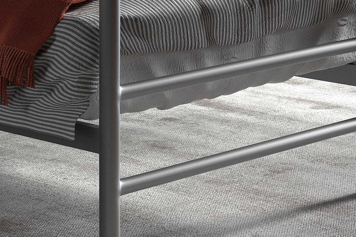 Rousseau - Bed Sandro 90x200 metaal - grijs