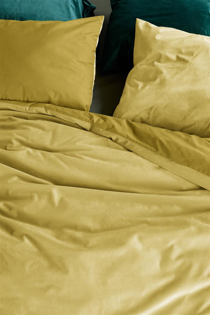 At Home by Beddinghouse Tender Dekbedovertrek 240 x 200/220 cm - Oker