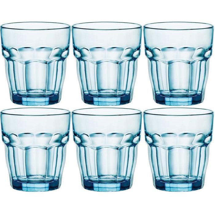 Bormioli Rocco Drinkglazen - 6x stuks - blauw - 270 ml