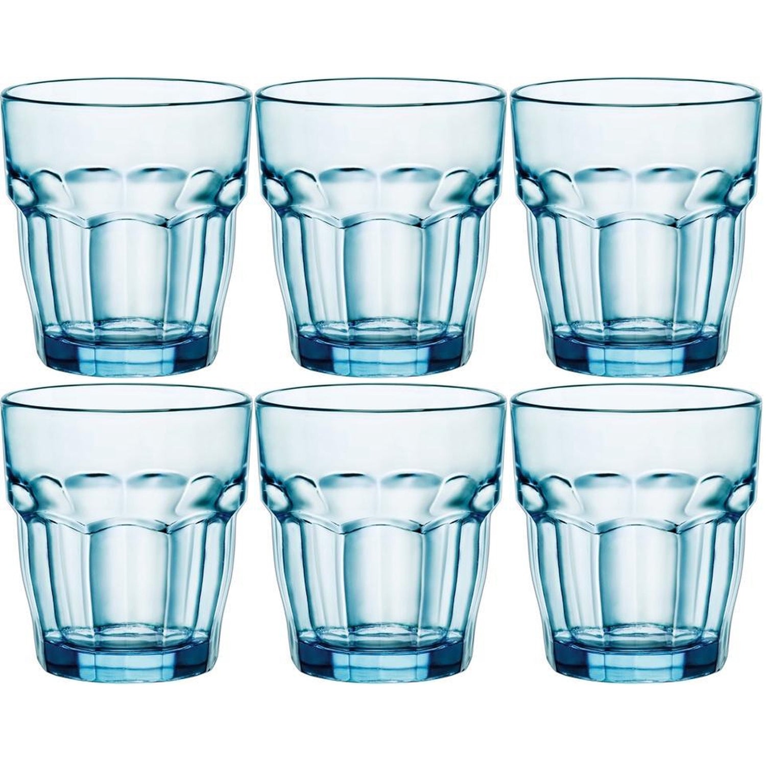 Bormioli Rocco Drinkglazen - 6x stuks - blauw - 270 ml