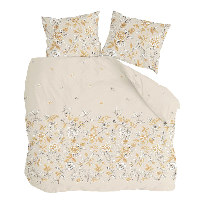 Walra Happy Helleborus Dekbedovertrek 200 x 220/240 cm - Beige