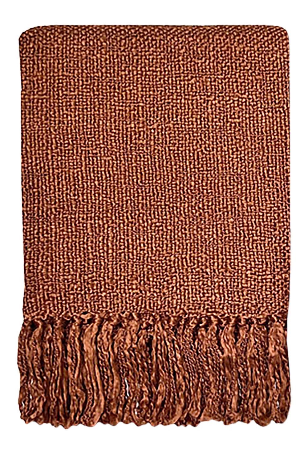 Malagoon Solid Plaid 125 x 150 cm - Rusty Brown