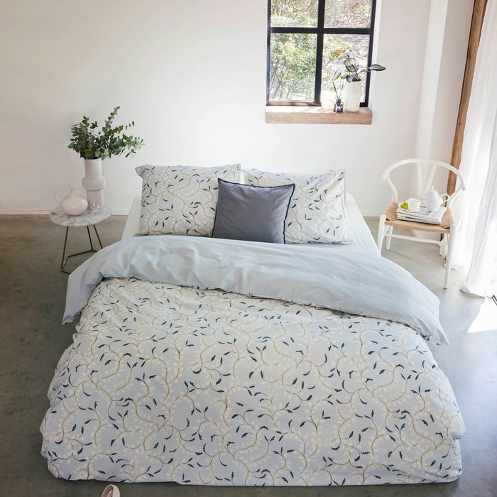 Walra Elegant Garland Dekbedovertrek 200 x 220/240 cm - Lichtblauw