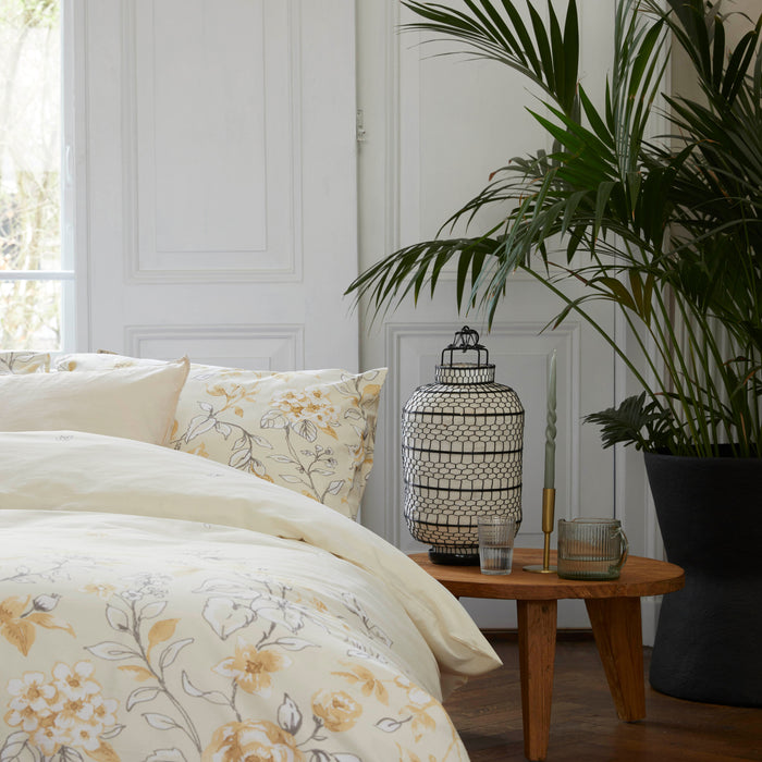 Walra Happy Helleborus Dekbedovertrek 240 x 220/240 cm - Beige