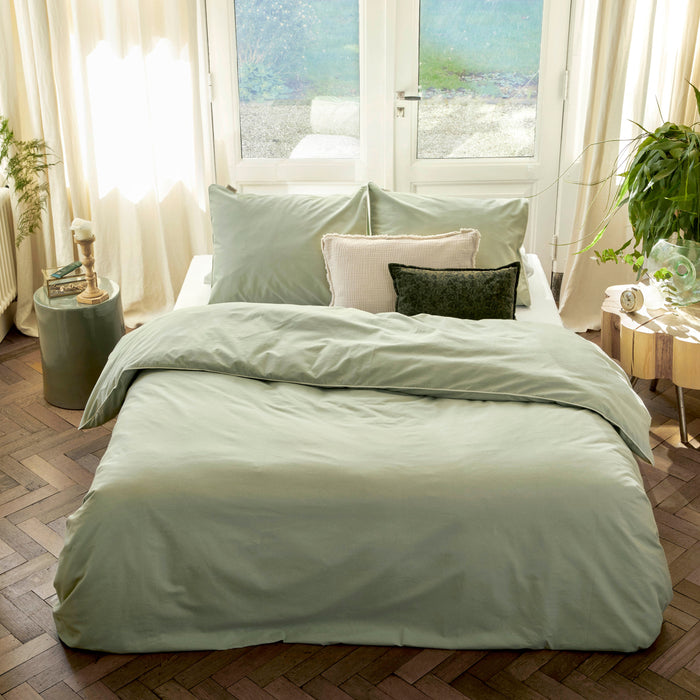 Walra Sweet Softy Dekbedovertrek 240 x 220/240 cm - Groen