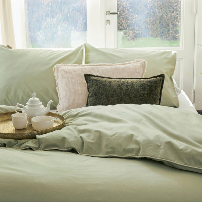 Walra Sweet Softy Dekbedovertrek 240 x 220/240 cm - Groen