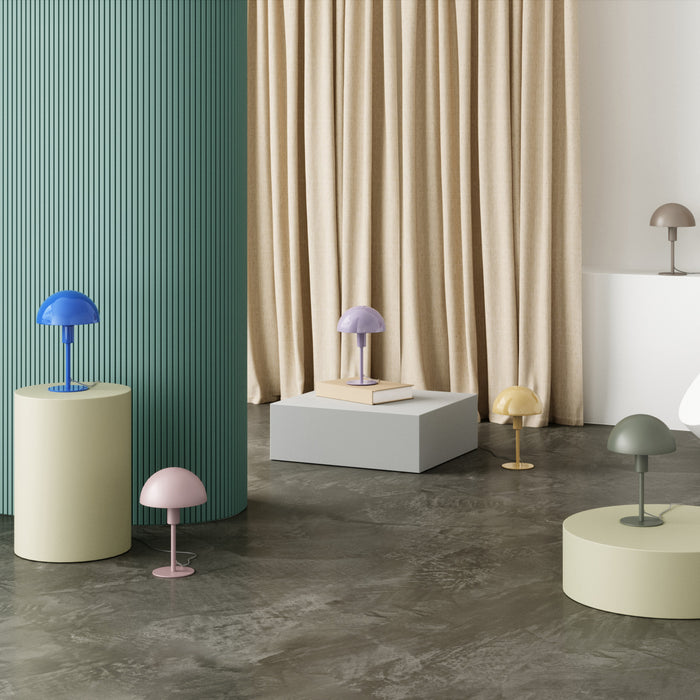 Nordlux Ellen Mini Tafellamp - Ø 16 cm - Zacht Roze