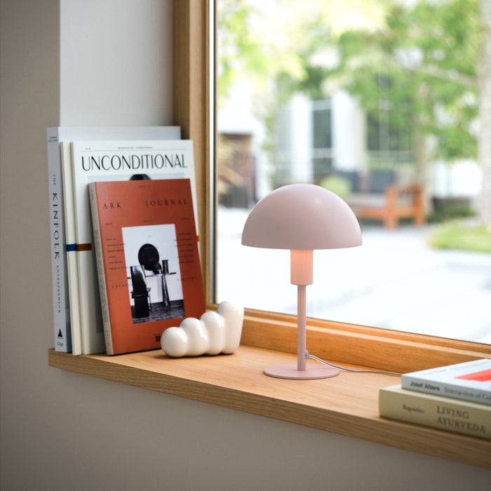 Nordlux Ellen Mini Tafellamp - Ø 16 cm - Zacht Roze