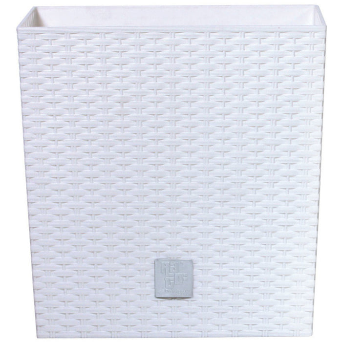 Prosperplast Plantenbak Rato - wit - kunststof - 32 cm