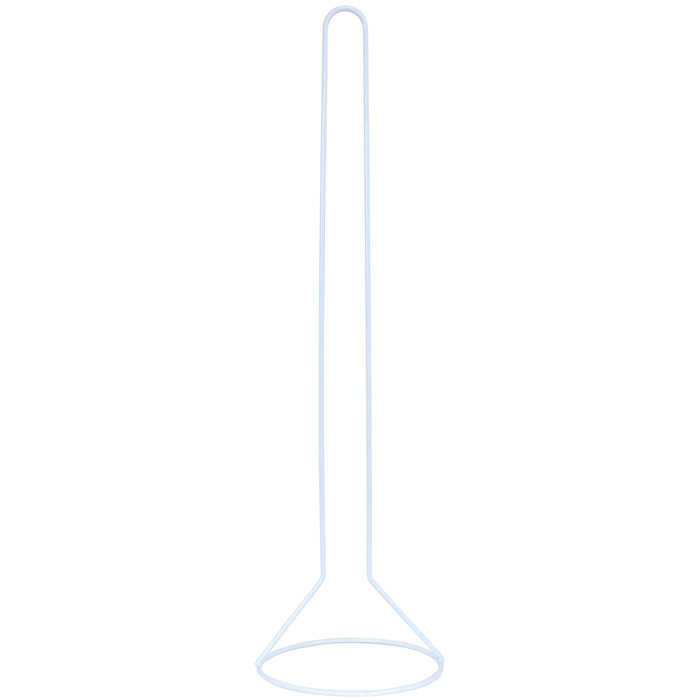 MSV Wc|toiletrolhouder reservoir - metaal - wit - 50 cm - 4|5 rollen