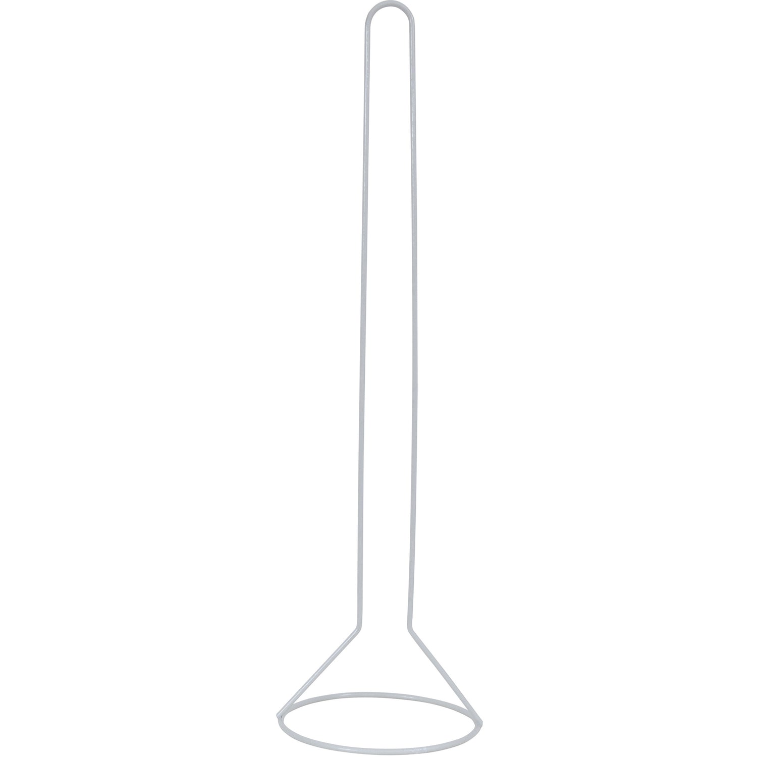 MSV Wc|toiletrolhouder reservoir - metaal - wit - 50 cm