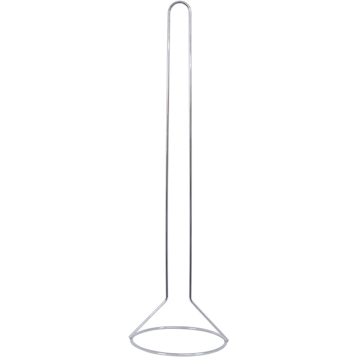 MSV Wc|toiletrolhouder reservoir - metaal - chrome zilver - 50 cm