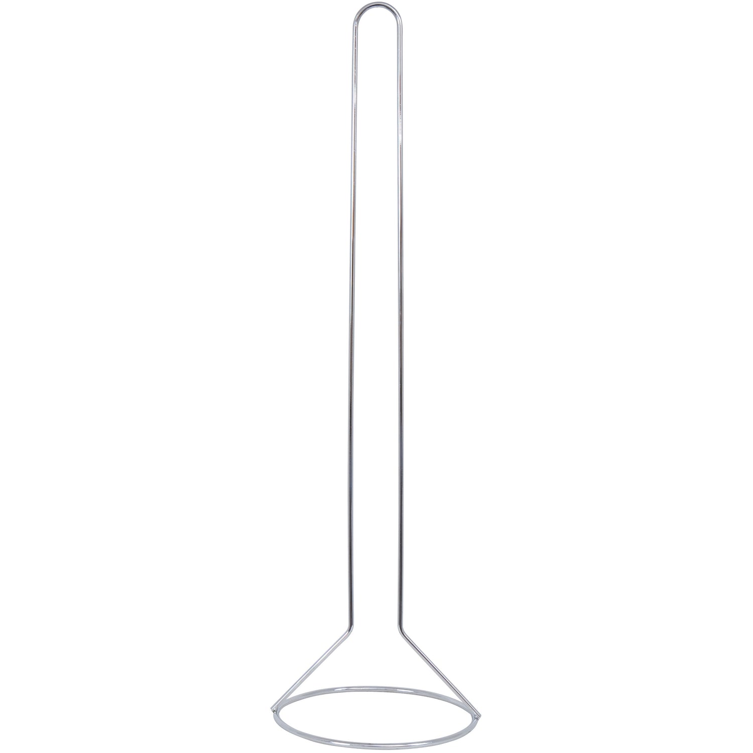 MSV Wc|toiletrolhouder reservoir - metaal - chrome zilver - 50 cm