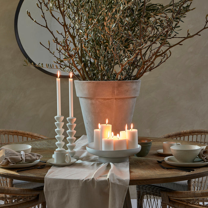 Riviera Maison Textiele Tafelloper 2 stuks - Whisper Flax - Beige