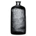 Natural Living Scubs Bottle - grijs geschubt - glas - D18xH42cm