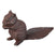 Esschert deurstopper eekhoorn - 0.6 kg - gietijzer - bruin