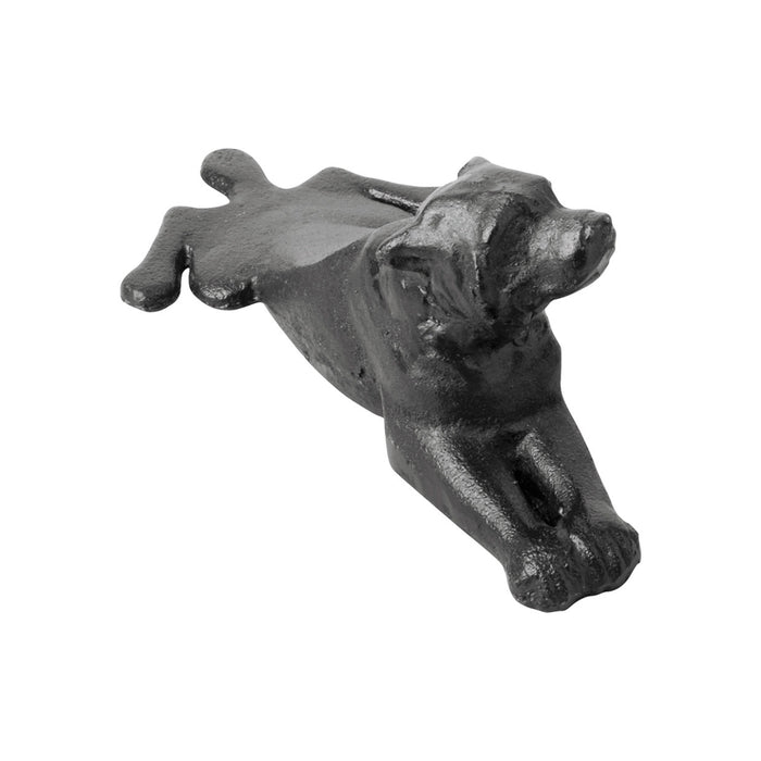 Esschert deurstopper liggende hond - 0.6 kg - gietijzer - zwart