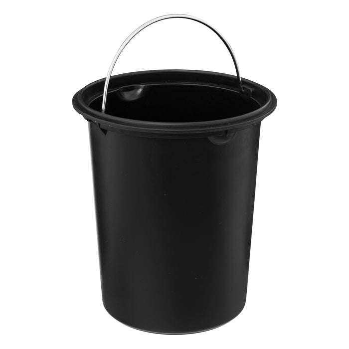 5Five Pedaalemmer - wit - metaal - 3L - 23 cm - soft close