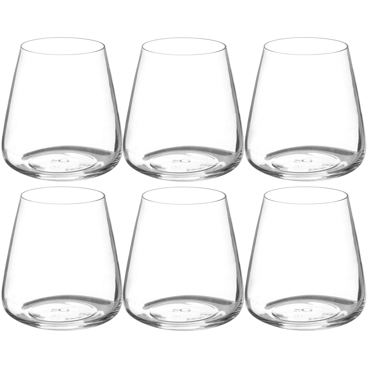 Secret de Gourmet Tumbler glazen - 6 st - 430 ml - Selenga