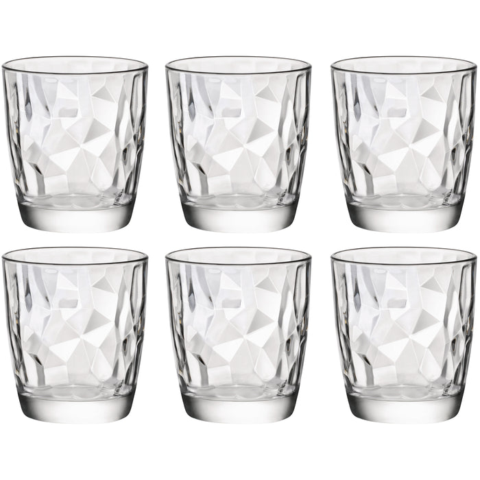 Bormioli Rocco waterglazen|sapglazen Diamond Dof - 6x - 390 ml