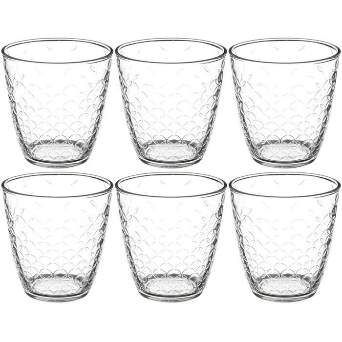 Secret de Gourmet waterglazen Rome -set 6x - 250 ml - deco glas