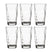 Bormioli Rocco Drinkglazen Diamond - 6x stuks - glas - 470 ml