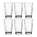 Bormioli Rocco Drinkglazen Diamond - 6x stuks - glas - 470 ml