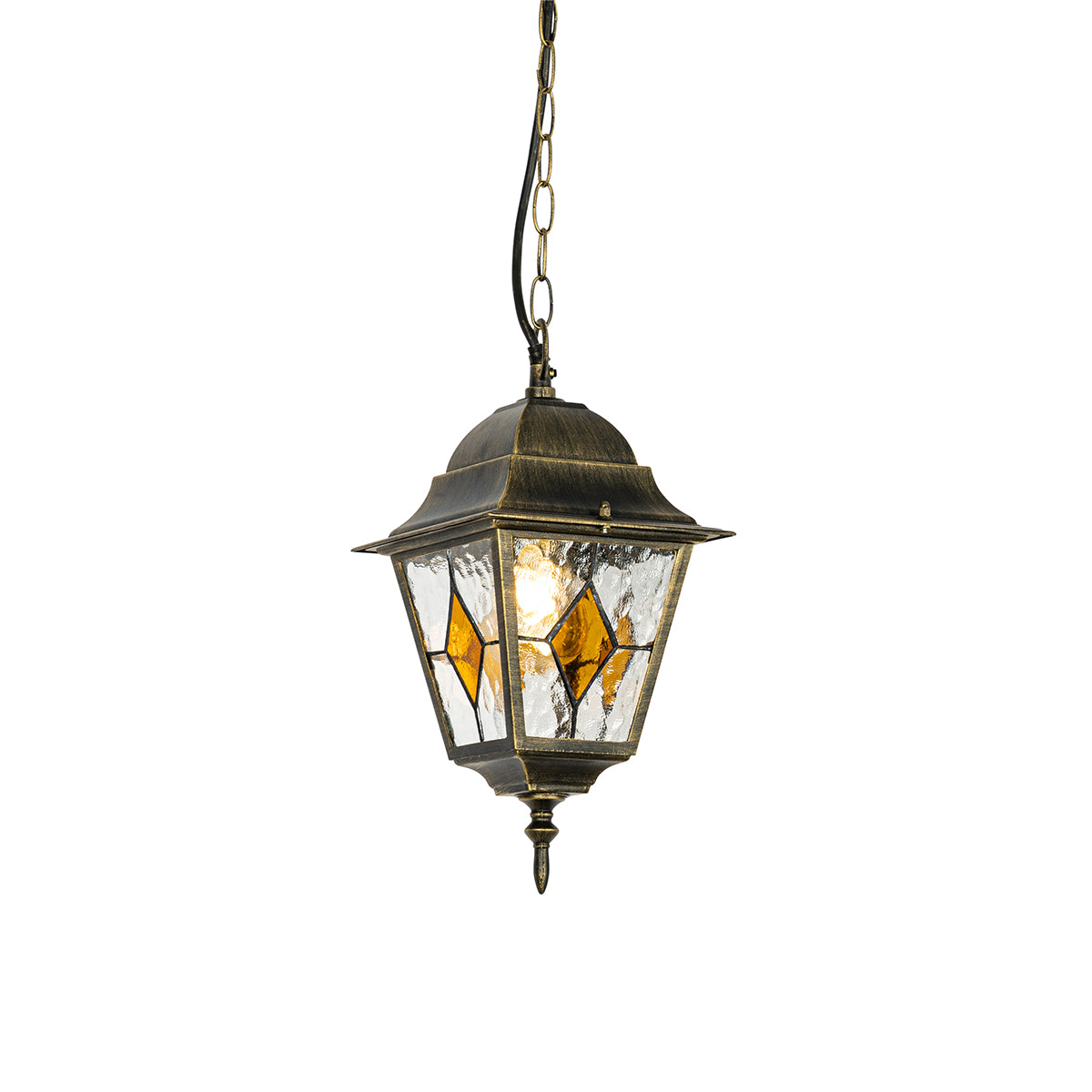 QAZQA Vintage buiten hanglamp antiek goud - Antigua